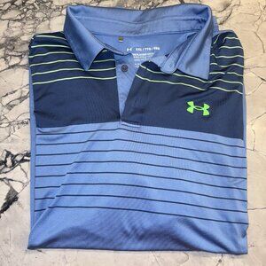 Under Armour Men’s XXL Playoff Polo Blue Excellent